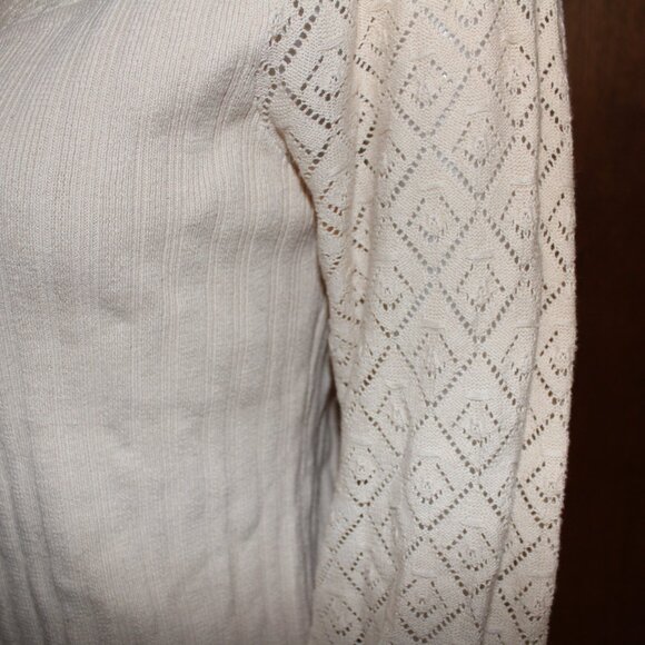 🎉HP🎉Romanstii  Sweater Lightweight Pullover Puff Sleeve Sweater - Picture 4 of 4